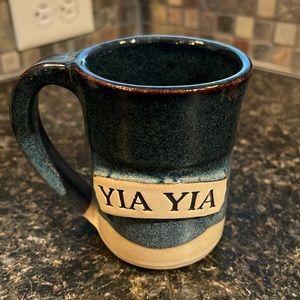 Stegall Pottery mug. YIA YIA coffee/tea